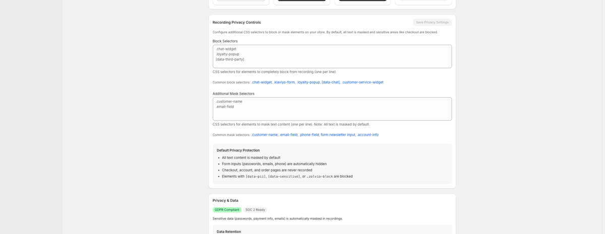 Consent banner example